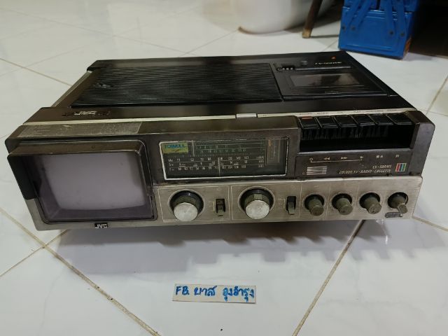JVCวิทยุพกพาพร้อมโทรทัศน์สี และเครื่องเล่นเทปคาสเซ็ท ช่วงยุคปี1980 (นักสะสมไม่ควรพลาด) รูปที่ 2