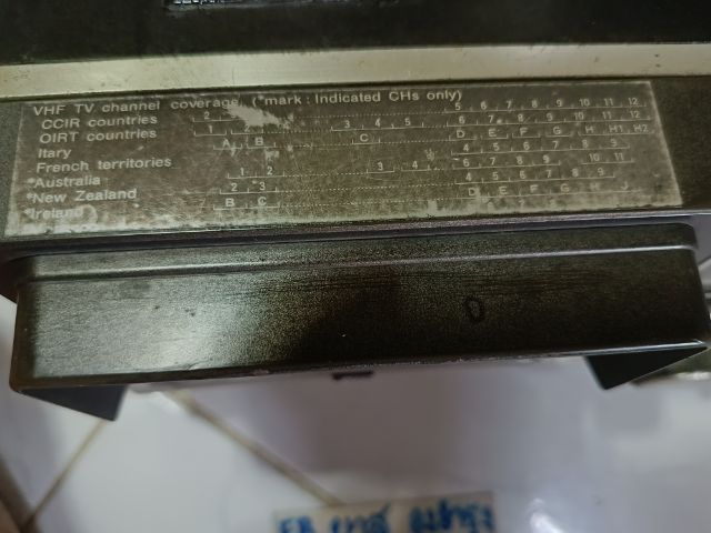 JVCวิทยุพกพาพร้อมโทรทัศน์สี และเครื่องเล่นเทปคาสเซ็ท ช่วงยุคปี1980 (นักสะสมไม่ควรพลาด) รูปที่ 11