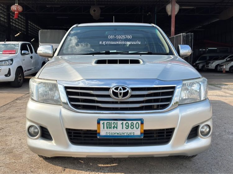 Toyota Hilux Vigo Champ 2014 Smart Cab 2.5 G VNT ดีเซล เกียร์ธรรมดา เทา รูปที่ 2