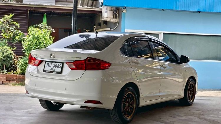 Honda City 2016 1.5 S i-VTEC Sedan เบนซิน ไม่ติดแก๊ส เกียร์อัตโนมัติ ขาว รูปที่ 4