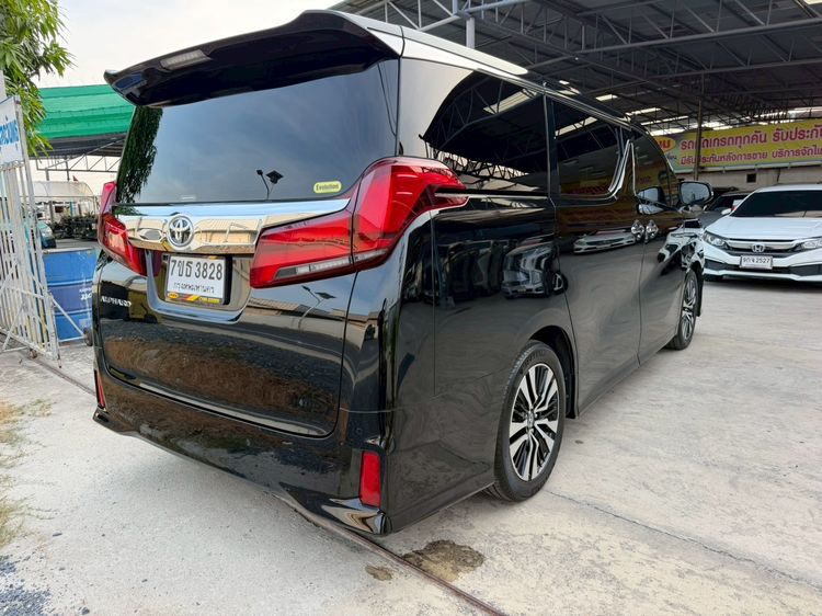 Toyota Alphard 2020 2.5 S C-Package Van เบนซิน ไม่ติดแก๊ส เกียร์ธรรมดา ดำ รูปที่ 4
