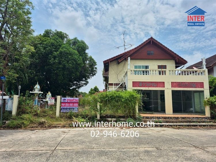 ที่ดิน + บ้านเดี่ยว 2 ชั้น 156 ตร.ว. หมู่บ้านพฤกษชาติ ซอยรามคำแหง118 แยก13 ถนนรามคำแหง ถนนกาญจนาภิเษก เขตสะพานสูง กรุงเทพมหานคร
