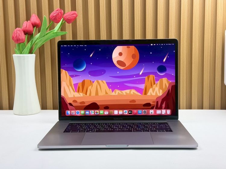Apple อื่นๆ แมค โอเอส 16 กิกะไบต์ อื่นๆ ไม่ใช่ MacBook Pro 15-inch,2017 Four Thunderbolt 3 ports Intel Core i7 Ram16GB SSD512GB SpaceGray