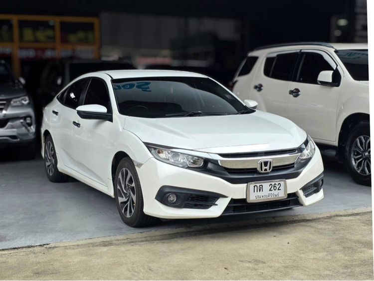 Honda Civic 2016 1.8 EL i-VTEC Sedan เบนซิน ไม่ติดแก๊ส เกียร์อัตโนมัติ ขาว รูปที่ 4