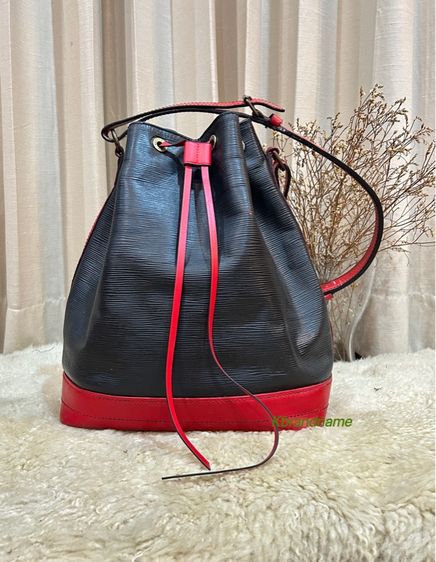 ไม่ระบุ ดำ หนังแท้ Louis Vuitton Epi Leather Petite Noe Shoulder Bag GM