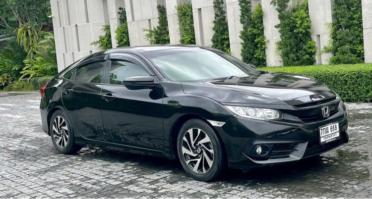 Honda Civic 2018 1.8 EL i-VTEC Sedan เบนซิน ไม่ติดแก๊ส เกียร์อัตโนมัติ ดำ รูปที่ 3
