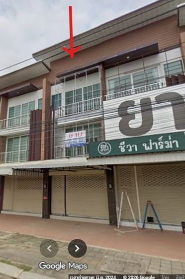 ขาย ตึกแถว 3 ชั้น เนื้อที่ 18 ตารางวา  ถนนเวียงบูรพา(ถนนบายพาส)  ต.รอบเวียง อ.เมืองเชียงราย จ.เชียงราย 