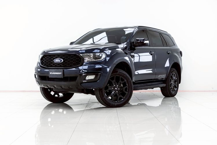 รถ Ford Everest 2.0 Turbo Sport สี น้ำเงิน