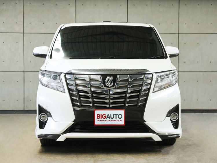 Toyota Alphard 2016 3.5 Executive Lounge Van เบนซิน ไม่ติดแก๊ส เกียร์อัตโนมัติ ขาว รูปที่ 4