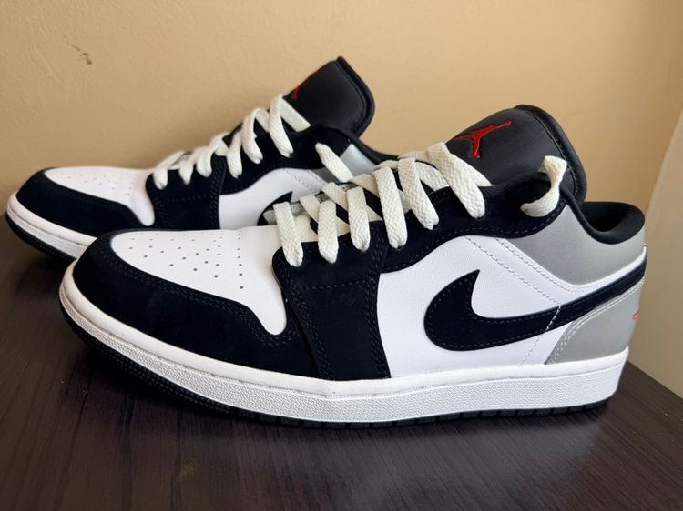 AIR JORDAN 1 LOW SE BLACK MATTE SILVER รูปที่ 4