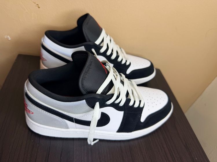 AIR JORDAN 1 LOW SE BLACK MATTE SILVER รูปที่ 8