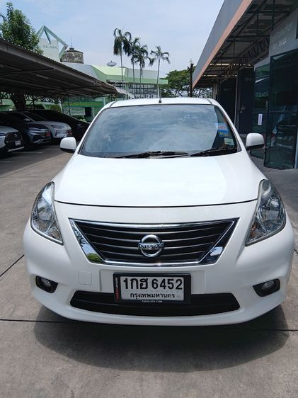 Nissan Almera 2013 1.2 VL Sedan เบนซิน ไม่ติดแก๊ส เกียร์อัตโนมัติ ขาว รูปที่ 2