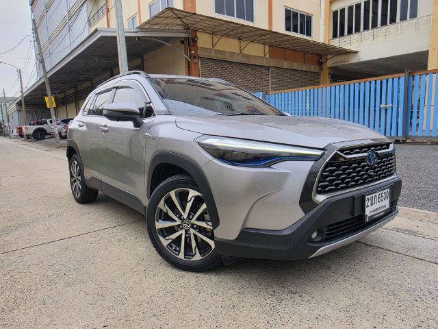 Toyota Corolla Cross 2022 1.8 Hybrid Premium Safety Modellista Utility-car ไฮบริด ไม่ติดแก๊ส เกียร์อัตโนมัติ เทา