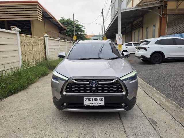Toyota Corolla Cross 2022 1.8 Hybrid Premium Safety Modellista Utility-car ไฮบริด ไม่ติดแก๊ส เกียร์อัตโนมัติ เทา รูปที่ 2