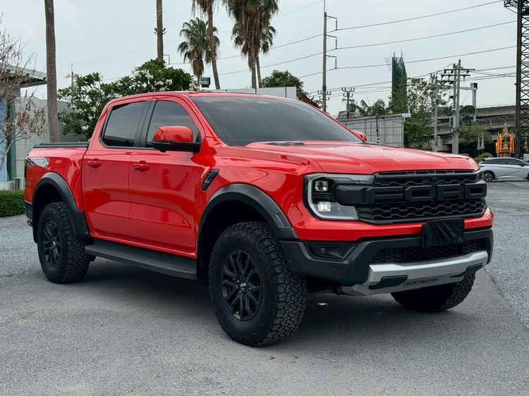 รถ Ford Ranger Raptor 3.0 4WD สี แดง
