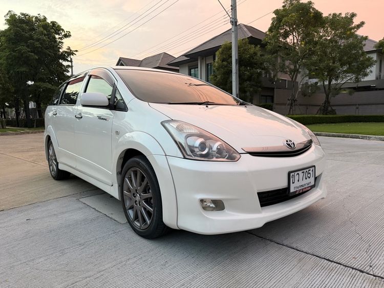 Toyota Wish 2008 2.0 Q Sport Touring II Utility-car เบนซิน ไม่ติดแก๊ส เกียร์อัตโนมัติ ขาว รูปที่ 2
