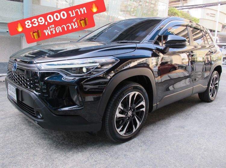 Toyota Corolla Cross 2024 1.8 Hybrid Premium Utility-car ไฮบริด ไม่ติดแก๊ส เกียร์อัตโนมัติ ดำ
