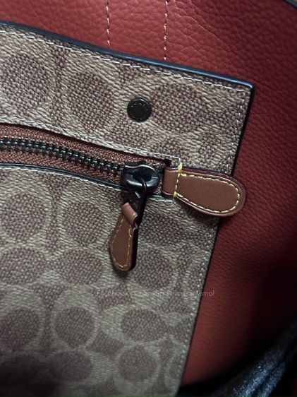💯แท้ช็อป♻️มือสอง — COACH กระเป๋าทรงสี่เหลี่ยมผู้ชายรุ่น Relay Tote 34 รูปที่ 7