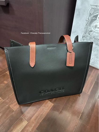 💯แท้ช็อป♻️มือสอง — COACH กระเป๋าทรงสี่เหลี่ยมผู้ชายรุ่น Relay Tote 34 รูปที่ 2