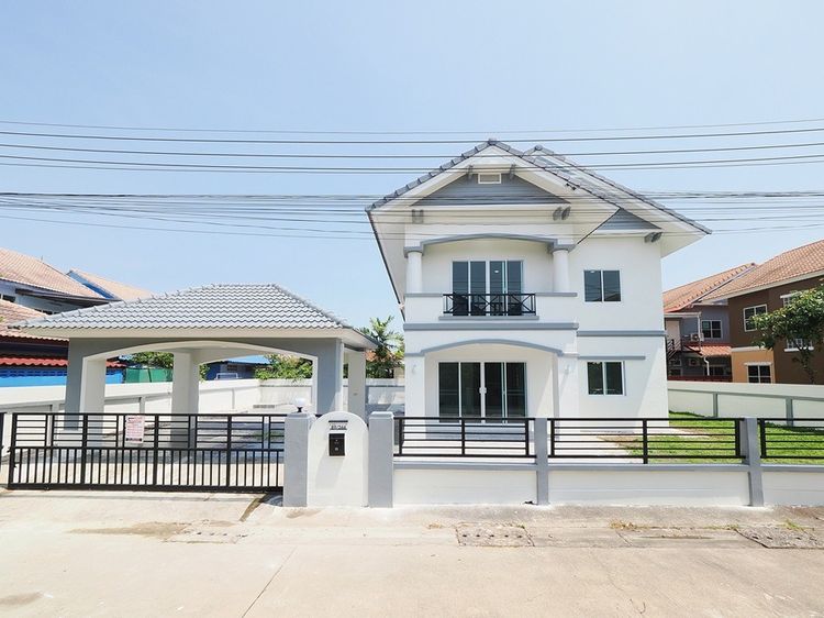 มีบางส่วน ขายบ้านเดี่ยว 2 ชั้น ม.สารินซิตี้ เฉลียงจันทร์ ขนาด 88 ตร.ว. พระราม2-พันท้ายนรสิงห์