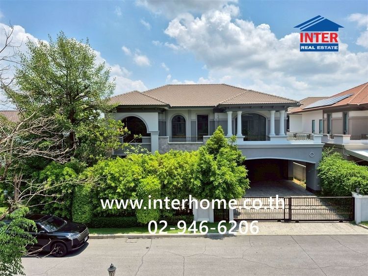 บ้านเดี่ยว 2 ชั้น 116.6 ตร.ว. หมู่บ้านเดอะแกรนด์ ปิ่นเกล้า (อัลพีน่า) ถนนบรมราชชนนี ถนนพุทธมณฑลสาย3-ศาลาธรรมสพน์ เขตทวีวัฒนา กรุงเทพมหานคร