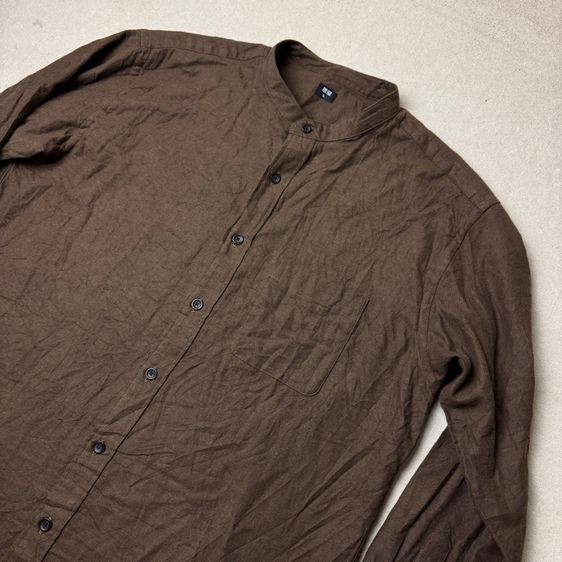 เสื้อเชิ้ต Uniqlo คอจีน Size XL
