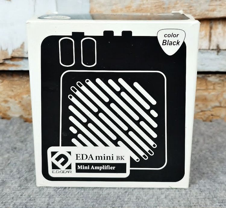 แอมป์กีตาร์พกพา ขนาดเล็ก E.D.GEAR EDA Mini BK สีดำ สภาพดี สวย นำเข้าจากญี่ปุ่น