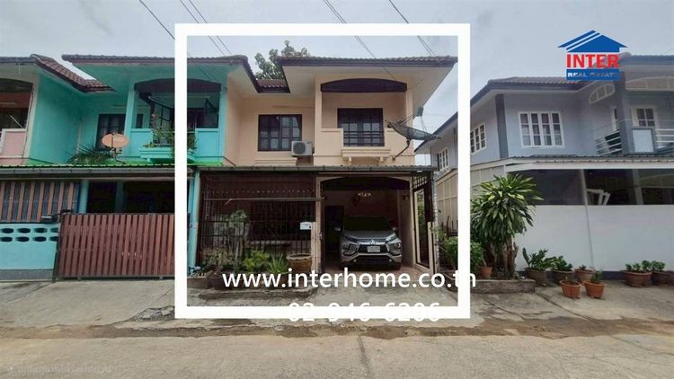 ทาวน์เฮ้าส์ 2 ชั้น 18.9 ตร.ว. หมู่บ้านพรธิสาร5 ถนนรังสิต-นครนายก ธัญบุรี ปทุมธานี