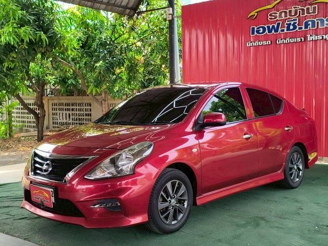 รถ Nissan Almera 1.2 E Sportech สี แดง