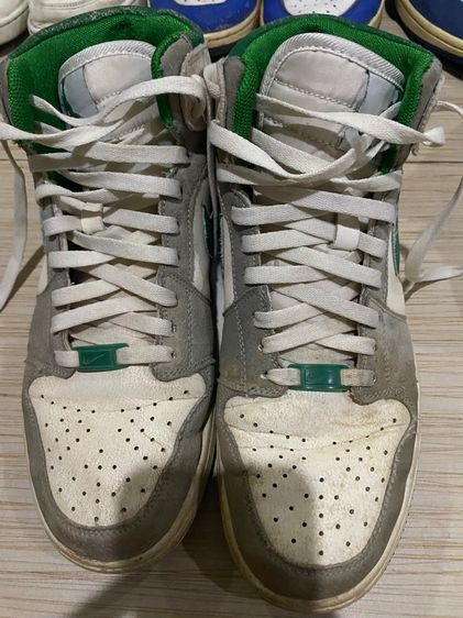 รองเท้า NIKE Air Jordan 1 Mid Grey Pine Green DC7294-103 รูปที่ 2