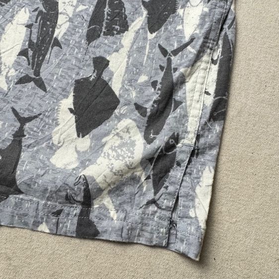 เสื้อเชิ้ต​ Croft Barrow Size XL ลายปลาเต็มตัว  รูปที่ 7