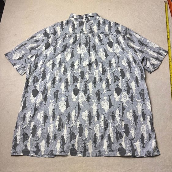 เสื้อเชิ้ต​ Croft Barrow Size XL ลายปลาเต็มตัว  รูปที่ 4