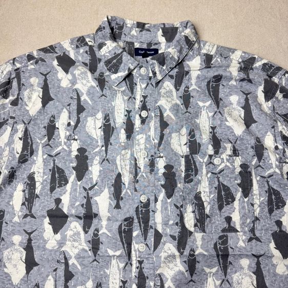 เสื้อเชิ้ต​ Croft Barrow Size XL ลายปลาเต็มตัว  รูปที่ 2