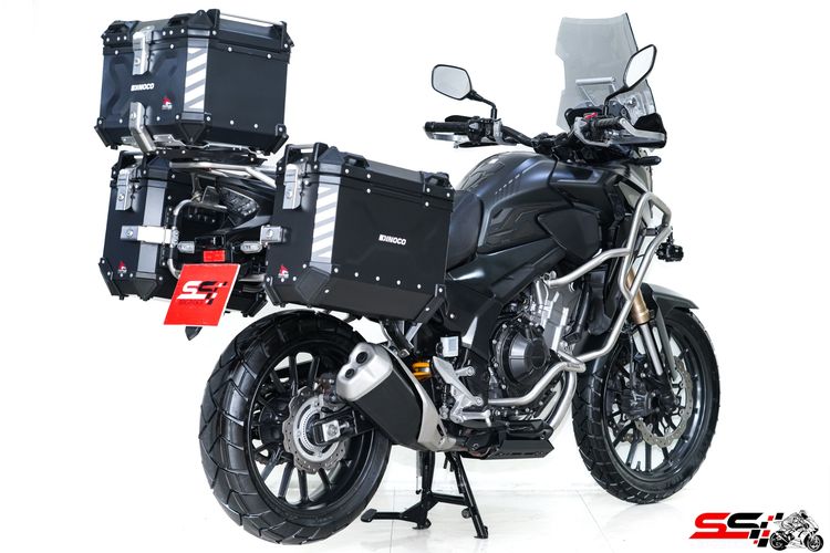 HONDA CB500X สีดำ ปี2022 วิ่ง 8,000km  ปี๊บ 3 ใบ โช้คÖHLINS สปอร์ตไลท์ แคชบาร์ แต่งครบๆพร้อมออกทริป ราคาสุดเล้าใจ รูปที่ 5