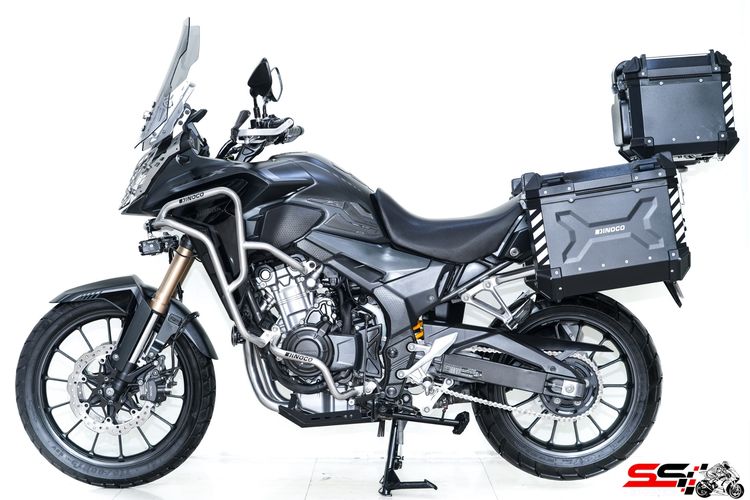HONDA CB500X สีดำ ปี2022 วิ่ง 8,000km  ปี๊บ 3 ใบ โช้คÖHLINS สปอร์ตไลท์ แคชบาร์ แต่งครบๆพร้อมออกทริป ราคาสุดเล้าใจ รูปที่ 8