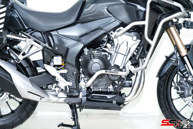 HONDA CB500X สีดำ ปี2022 วิ่ง 8,000km  ปี๊บ 3 ใบ โช้คÖHLINS สปอร์ตไลท์ แคชบาร์ แต่งครบๆพร้อมออกทริป ราคาสุดเล้าใจ รูปที่ 6