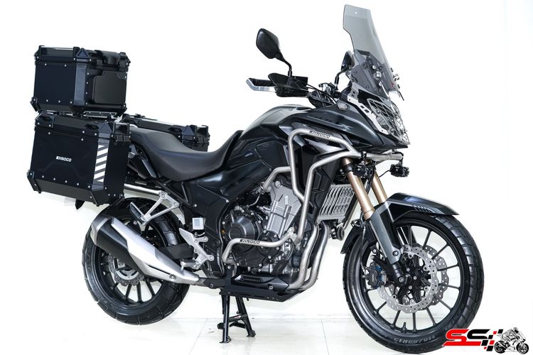 HONDA CB500X สีดำ ปี2022 วิ่ง 8,000km  ปี๊บ 3 ใบ โช้คÖHLINS สปอร์ตไลท์ แคชบาร์ แต่งครบๆพร้อมออกทริป ราคาสุดเล้าใจ รูปที่ 18