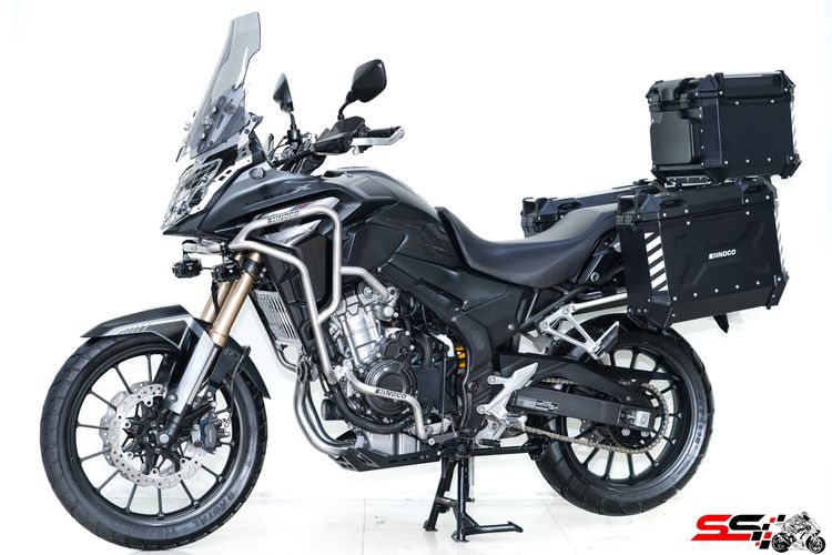 HONDA CB500X สีดำ ปี2022 วิ่ง 8,000km  ปี๊บ 3 ใบ โช้คÖHLINS สปอร์ตไลท์ แคชบาร์ แต่งครบๆพร้อมออกทริป ราคาสุดเล้าใจ รูปที่ 13