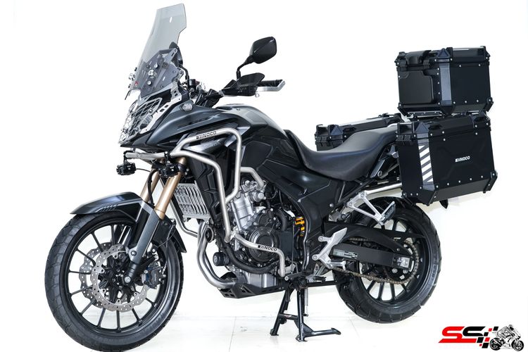 HONDA CB500X สีดำ ปี2022 วิ่ง 8,000km  ปี๊บ 3 ใบ โช้คÖHLINS สปอร์ตไลท์ แคชบาร์ แต่งครบๆพร้อมออกทริป ราคาสุดเล้าใจ รูปที่ 3