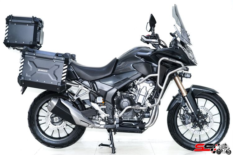 HONDA CB500X สีดำ ปี2022 วิ่ง 8,000km  ปี๊บ 3 ใบ โช้คÖHLINS สปอร์ตไลท์ แคชบาร์ แต่งครบๆพร้อมออกทริป ราคาสุดเล้าใจ รูปที่ 11