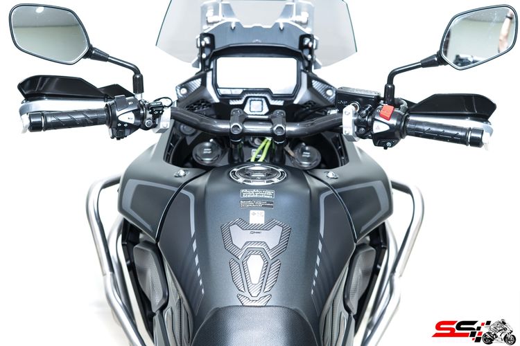HONDA CB500X สีดำ ปี2022 วิ่ง 8,000km  ปี๊บ 3 ใบ โช้คÖHLINS สปอร์ตไลท์ แคชบาร์ แต่งครบๆพร้อมออกทริป ราคาสุดเล้าใจ รูปที่ 16