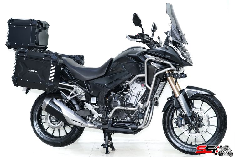 HONDA CB500X สีดำ ปี2022 วิ่ง 8,000km  ปี๊บ 3 ใบ โช้คÖHLINS สปอร์ตไลท์ แคชบาร์ แต่งครบๆพร้อมออกทริป ราคาสุดเล้าใจ รูปที่ 15