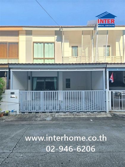 ทาวน์เฮ้าส์ 2 ชั้น 17.4 ตร.ว. หมู่บ้านพฤกษาไพร์ม115 รังสิต-คลอง3 ถนนรังสิต-นครนายก ถนนเลียบคลองสาม คลองหลวง ปทุมธานี