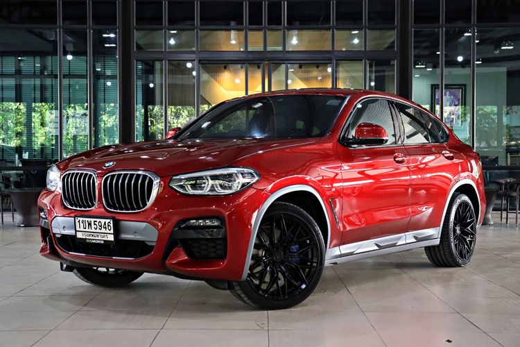 รถ BMW X4 2.0 xDrive20d M Sport 4WD สี แดง