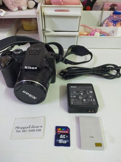 กล้องคอมแพค ไม่กันน้ำ กล้อง Nikon P100 ถ่ายรูป ถ่ายวีดีโอได้ ใช้งานปกติ ตัวกล้องสภาพดี แฟลชออก ซูมเข้าออกปกติ  ได้ตัวกล้อง แบต เมม 16 gb ที่ชาร์จ