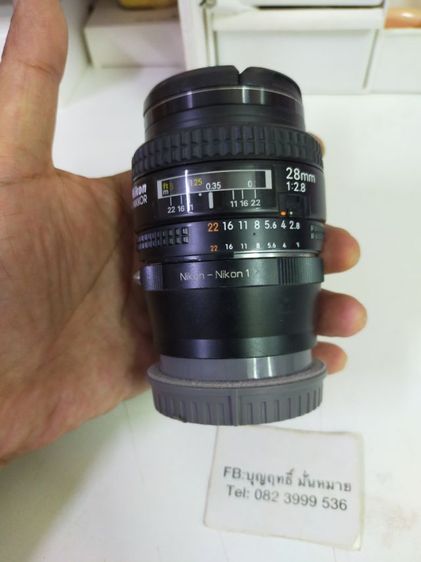 เลนส์มุมกว้าง เลนส์ กล้อง Nikon AF NIKKOR  28 1:2.8 สภาพดี เลนส์ใส