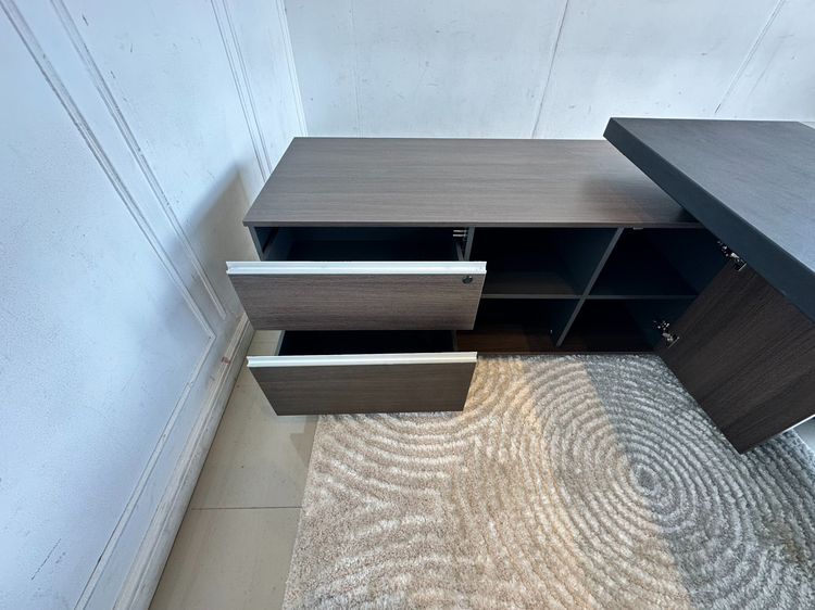 โต๊ะทำงานผู้บริหาร ทรงแอล แบรนด์ WORK STATION รูปที่ 10
