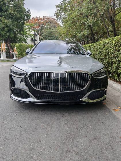 Mercedes-Benz S-Class 2023 S580e Sedan ปลั๊กอินไฮบริด (PHEV) ไม่ติดแก๊ส เกียร์อัตโนมัติ เทา รูปที่ 3