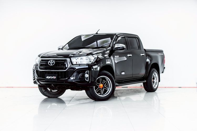 Toyota Hilux Revo 2018 2.4 J Plus Prerunner Pickup ดีเซล ไม่ติดแก๊ส เกียร์ธรรมดา ดำ