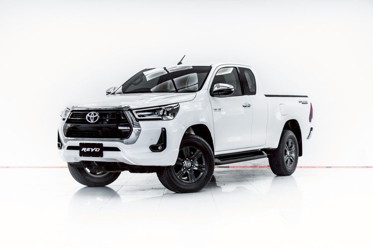 รถ Toyota Hilux Revo Smart Cab 2.4 Mid Prerunner สี ขาว